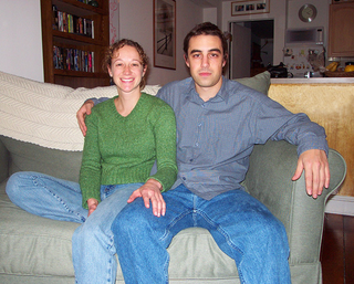 The excited Gentry and her boyfriend Crandall, who is not about to propose.